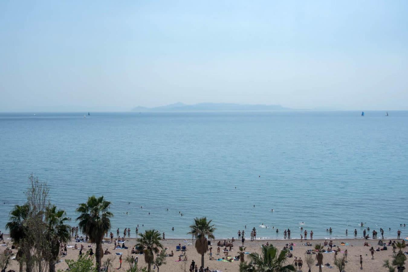 Breathtaking Seaview Studio In Athenian Riviera Eksteriør bilde