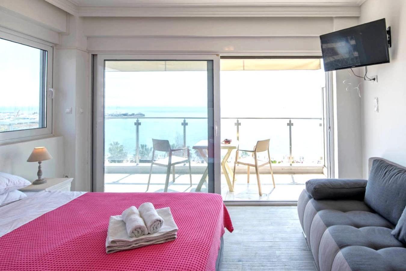Breathtaking Seaview Studio In Athenian Riviera Eksteriør bilde