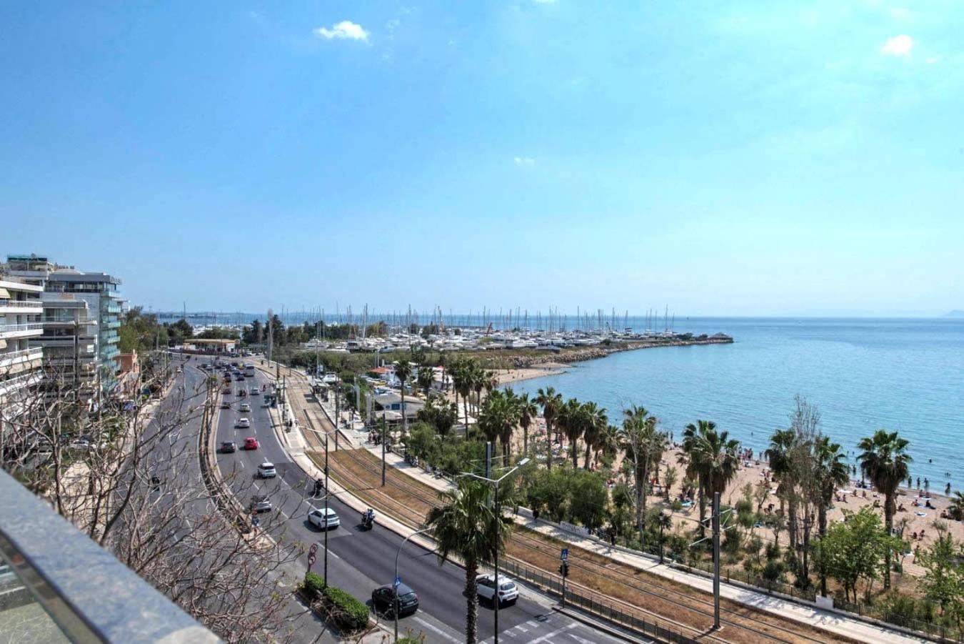 Breathtaking Seaview Studio In Athenian Riviera Eksteriør bilde