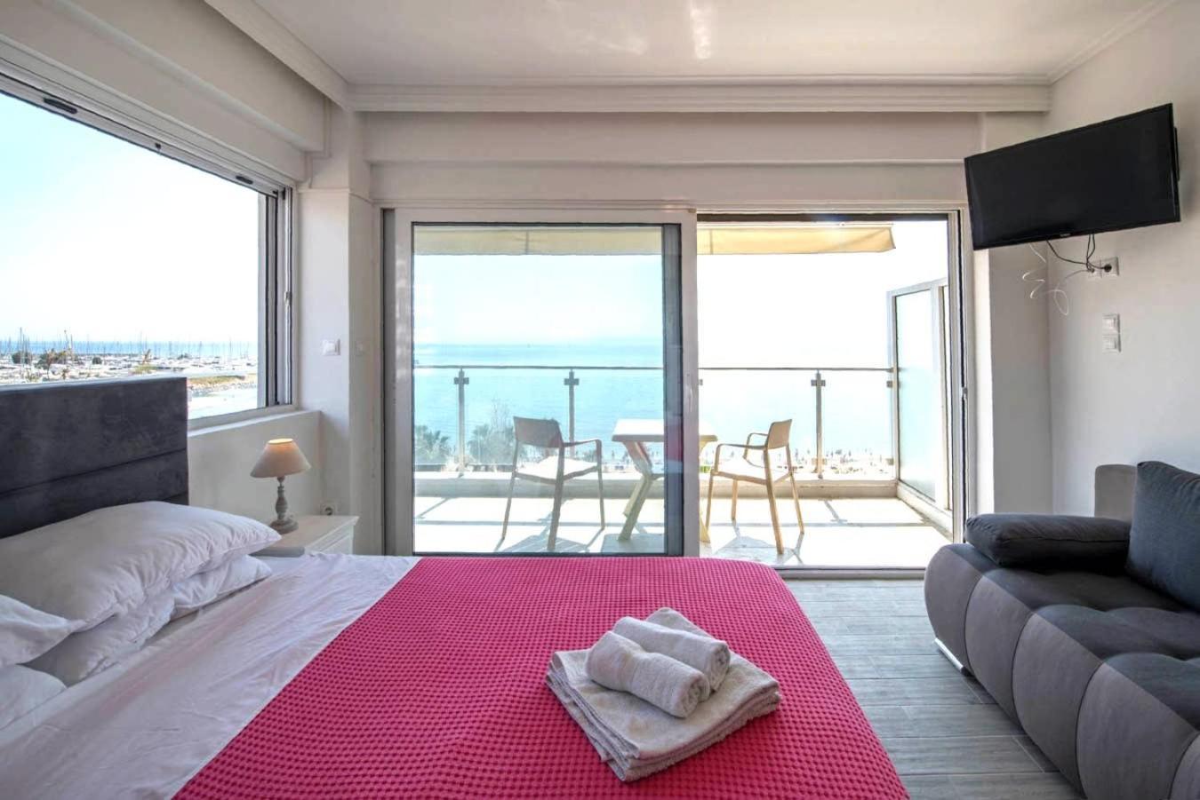 Breathtaking Seaview Studio In Athenian Riviera Eksteriør bilde